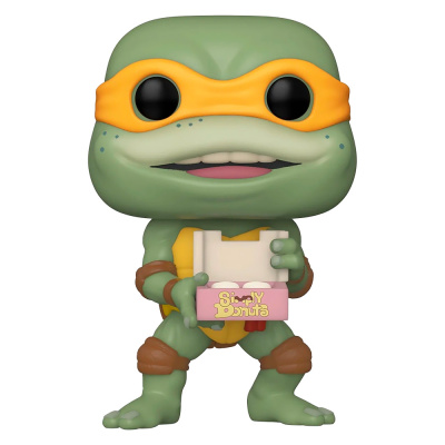 Фигурка Funko POP Черепашки Ниндзя Микеланджело с пончиками 10 см Funko 56162 1